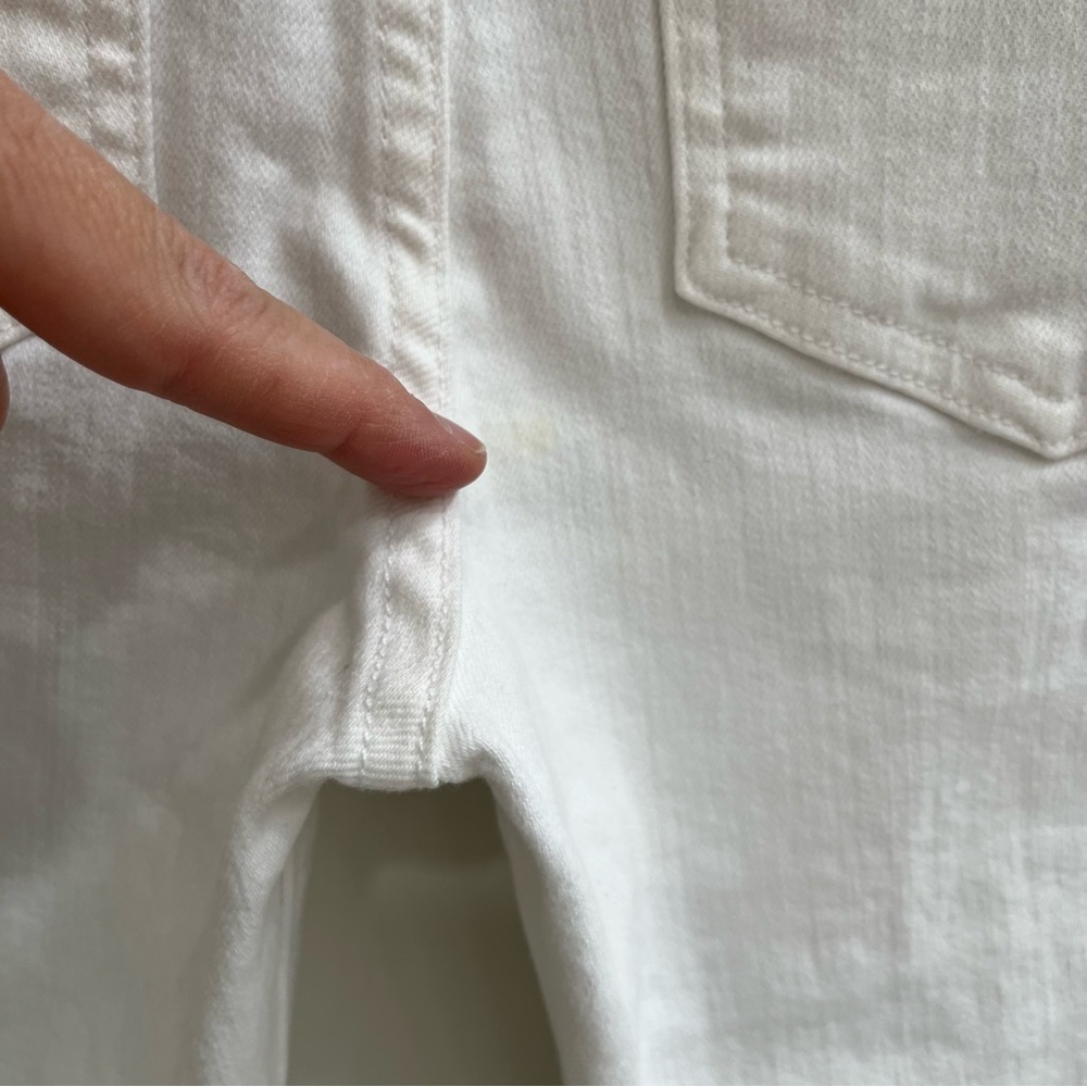 Veronica Beard Carly High Rise Kick Flare White Jeans Size 26/2 - Picture 13 of 13